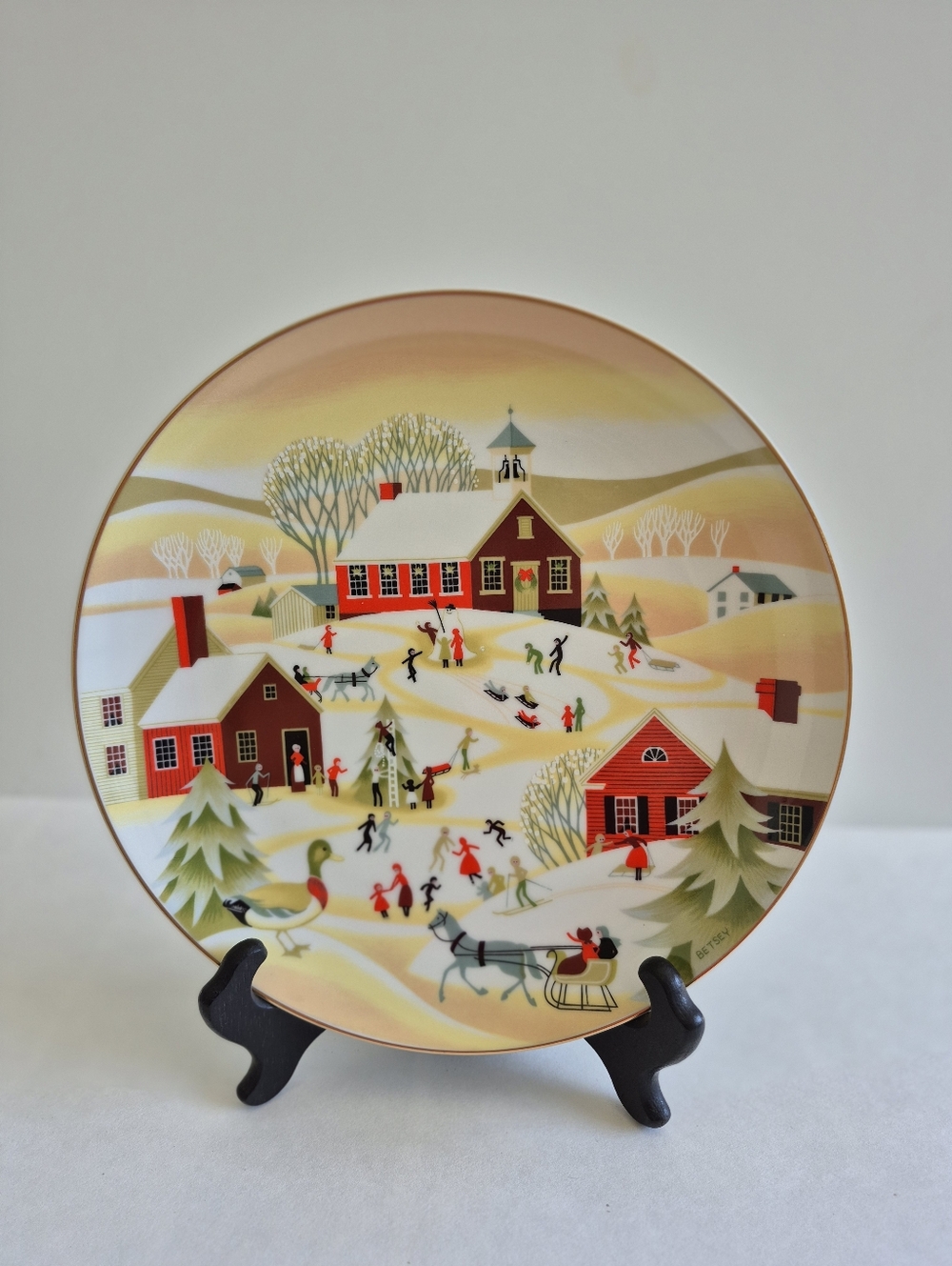1985 The Village School Betsy Bates Numbered Series Vintage